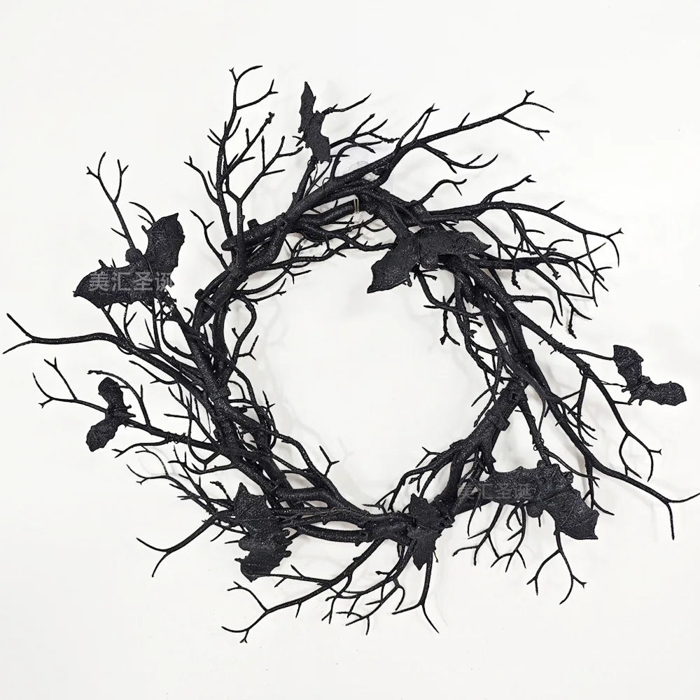 Spooky Winged Wreath