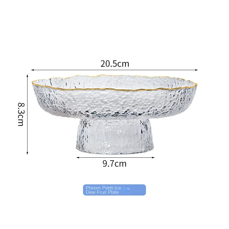 Hammered Footed Bowl