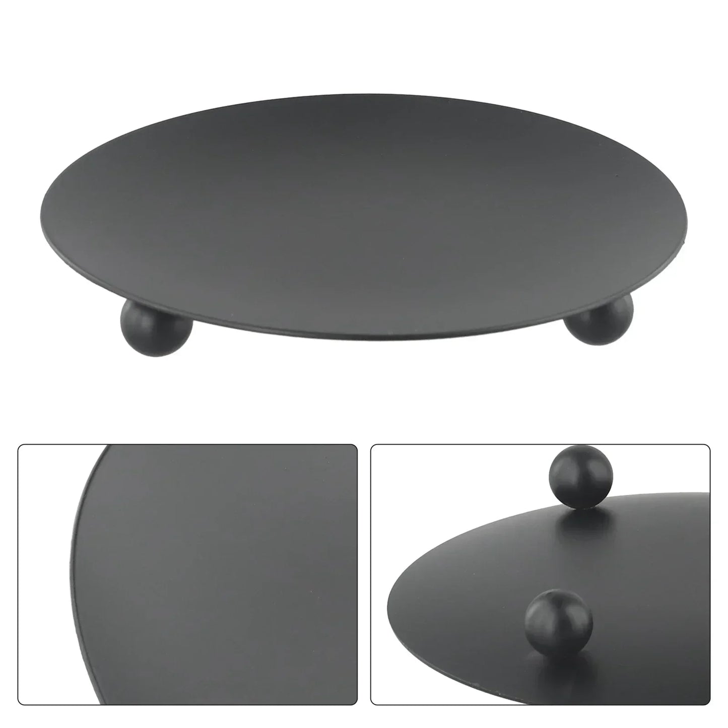 iron candle trays candle plate pillar tea candle