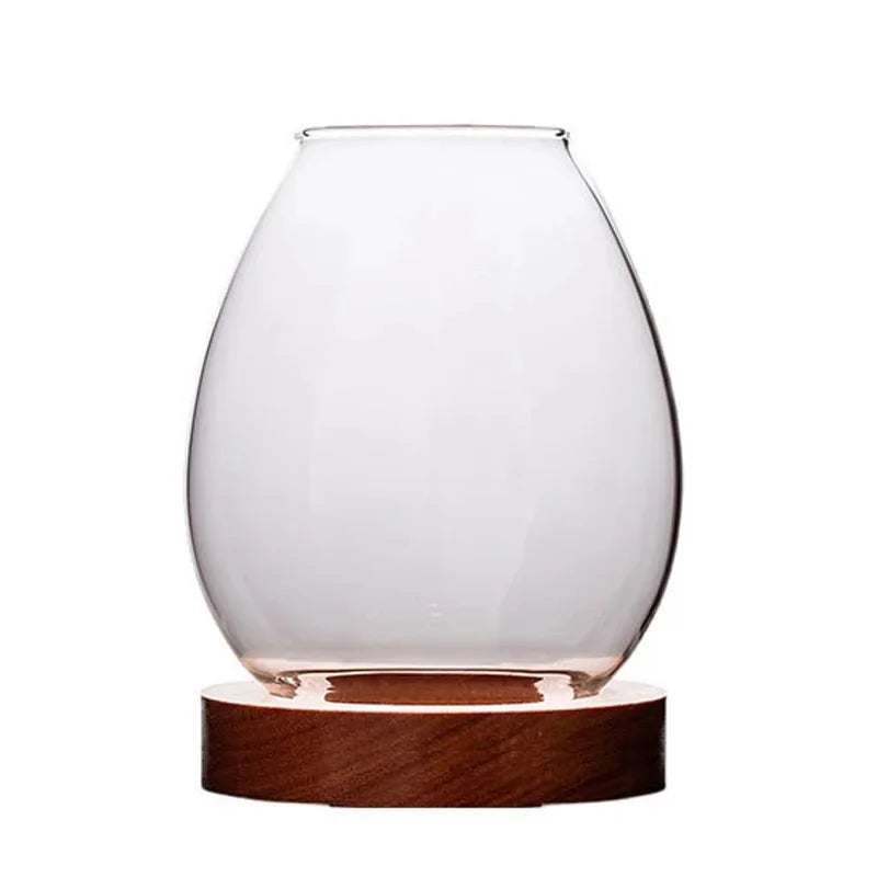 Rounded Glass Candle Holders
