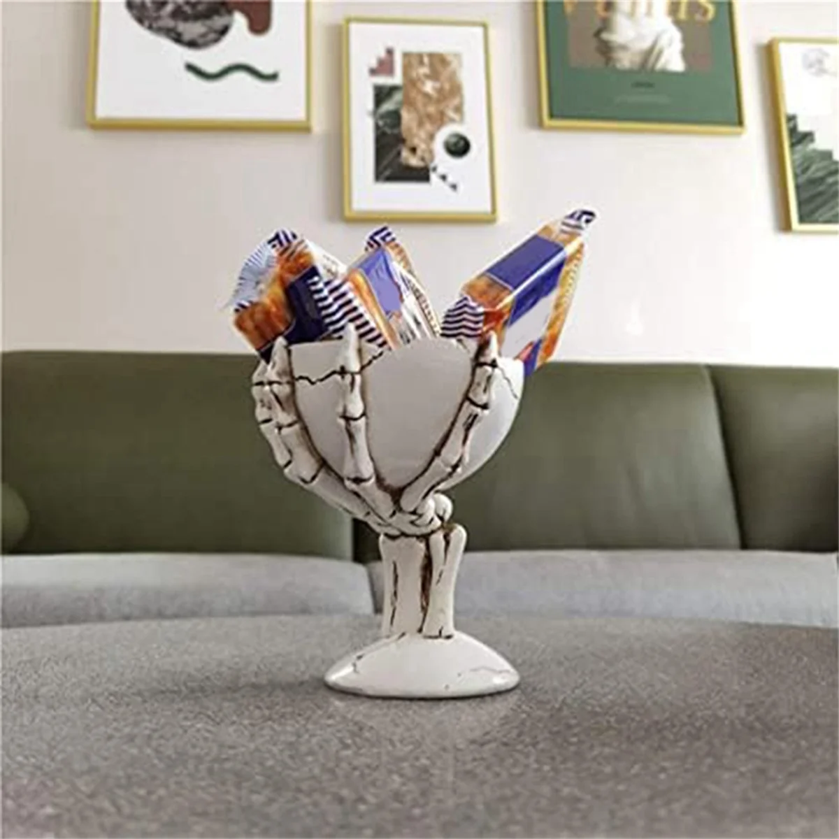 Skeleton Hand Candy Bowls