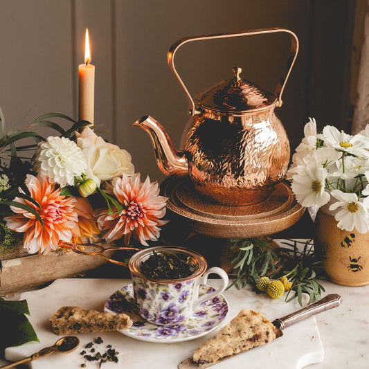 Hammered Copper Teapot