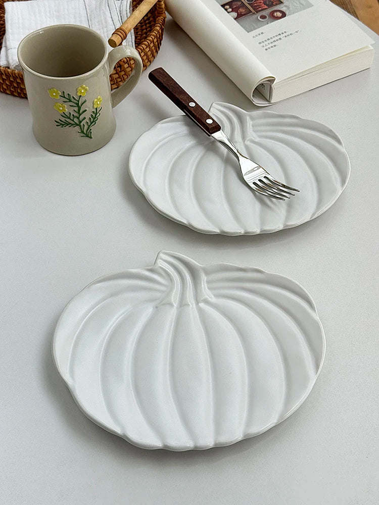 Nordic Style Pumpkin Plate