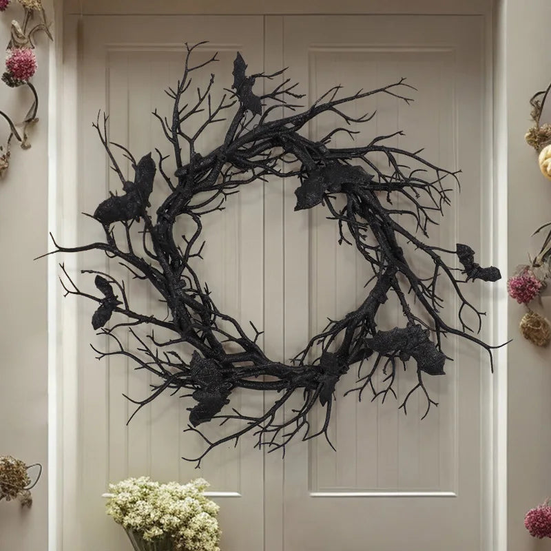Spooky Winged Wreath