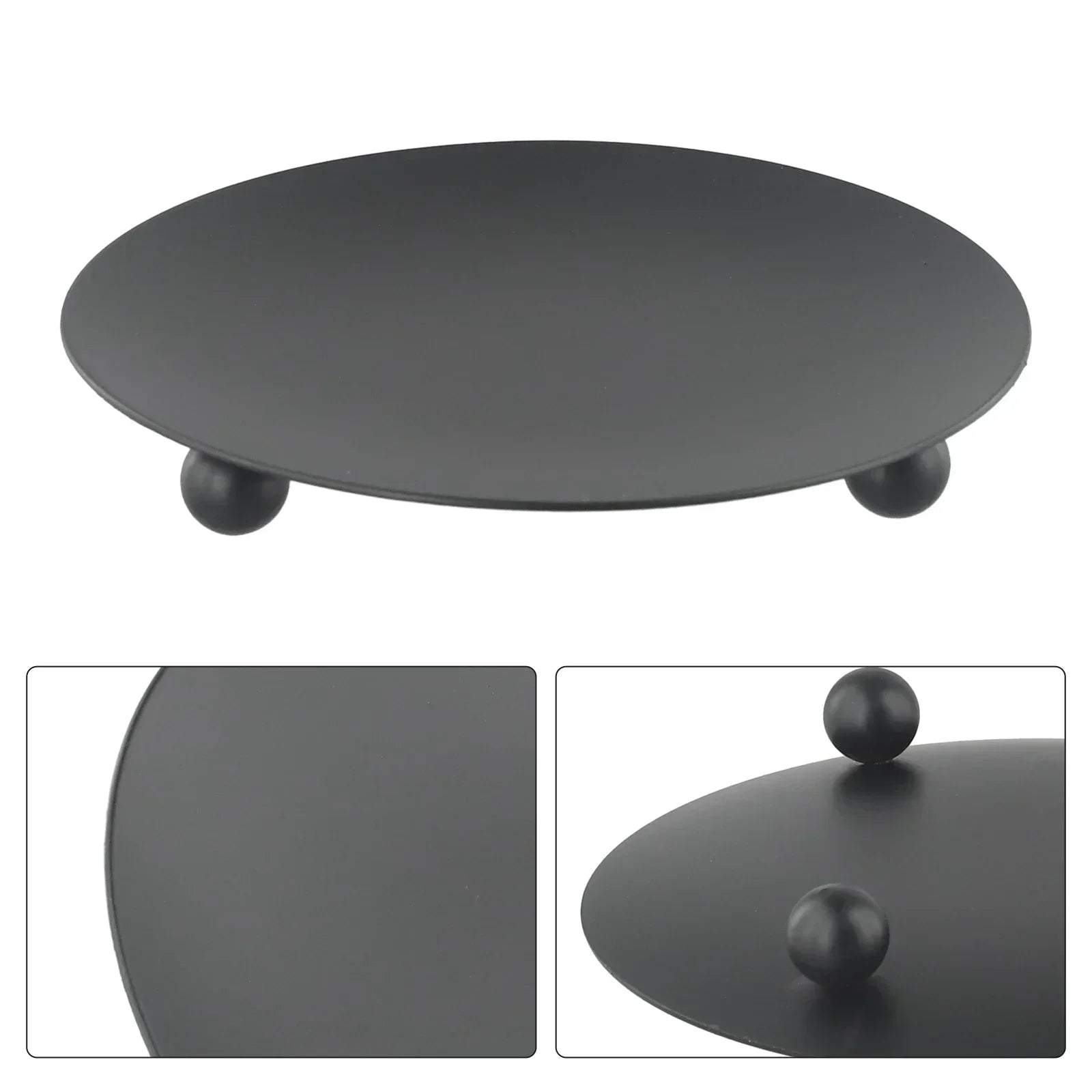 iron candle trays candle plate pillar tea candle