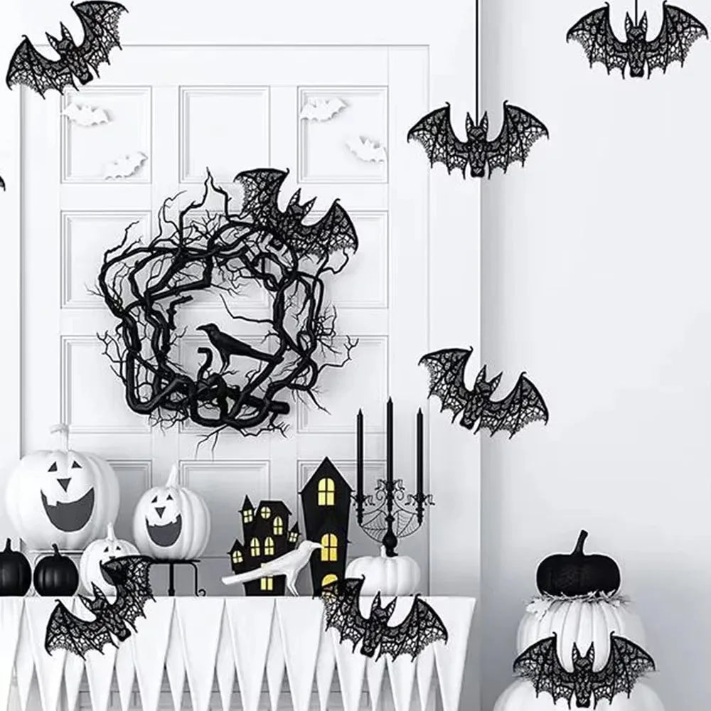Embordered Luxe Bat Decor