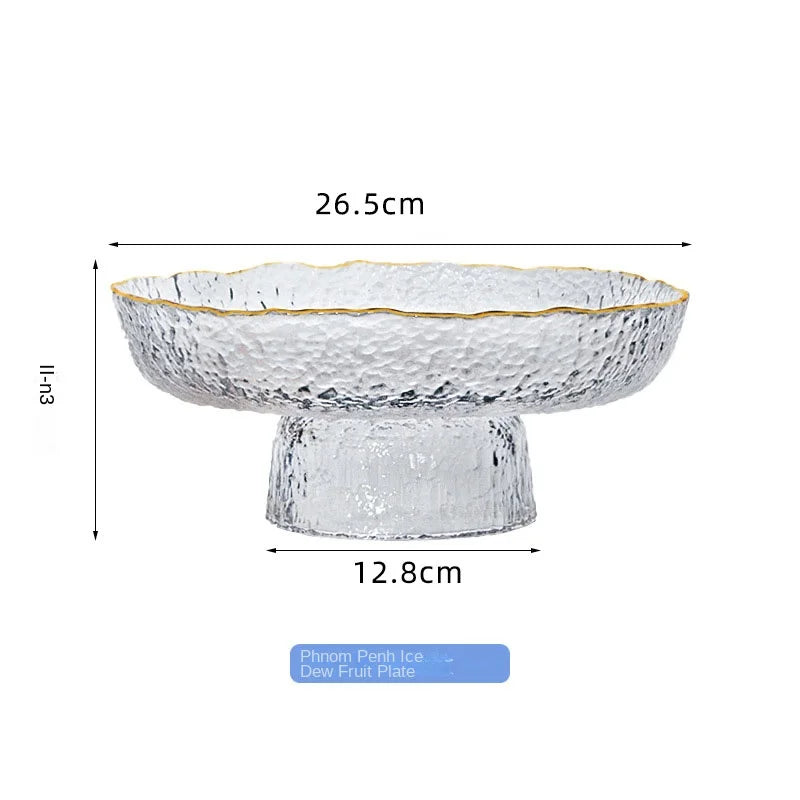 Hammered Footed Bowl