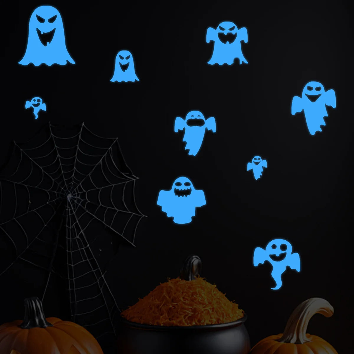 Glow-in-Dark Spooky Decal Set